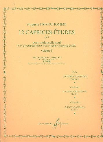 12 Caprices-Études op.7 vol.1