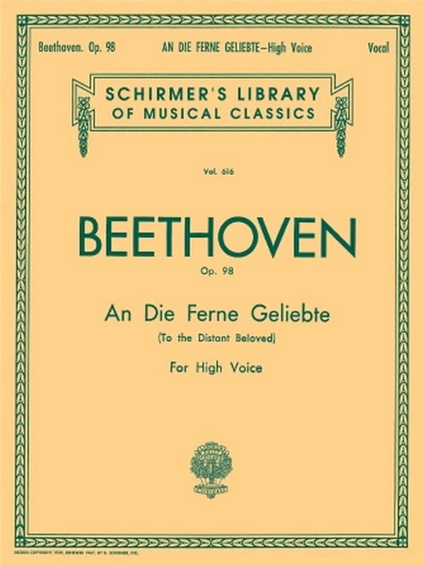 An die ferne Geliebte op.98 für