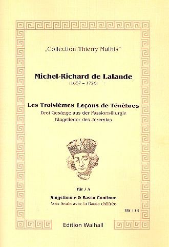 Les Troisièmes Lecons de Ténèbres