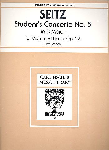 Student's Concerto no.5 op.22