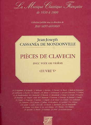 Pièces de clavecin avec voix ou