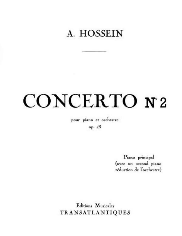 Concerto op.45 no.2 pour piano et orchestre