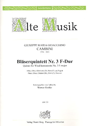 Quintett F-Dur Nr.3