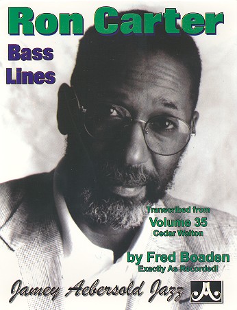 Ron Carter Bass Lines - transcribed from Cedar Walton (vol.35)
