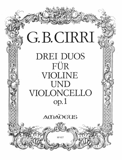 3 Duos op.1 für Violine