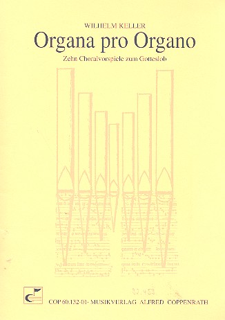 Organa pro organo 10 Choralvorspiele