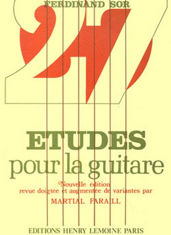 27 études pour la guitare