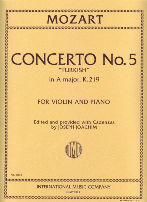 Concerto A major no.5 KV219