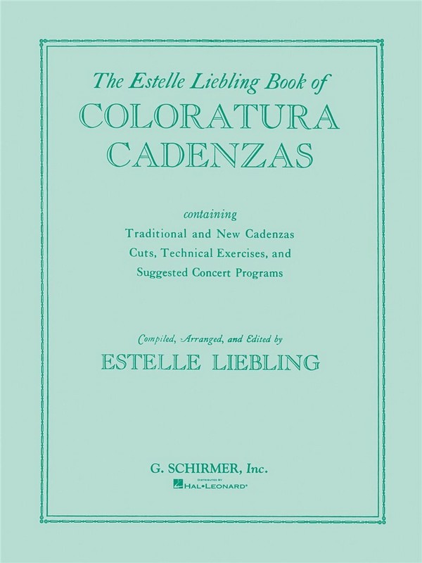 Coloratura Cadenzas for voice