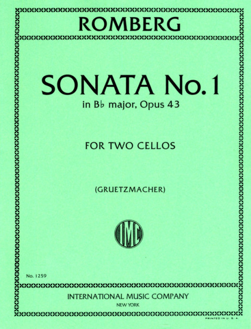 Sonata B flat major op.43 no.1