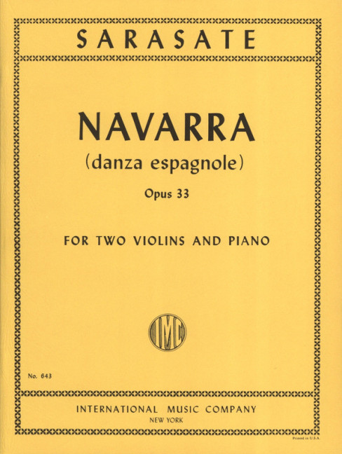 Navarra (danza espagnole) op.33