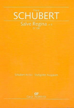 Salve Regina B-Dur D106
