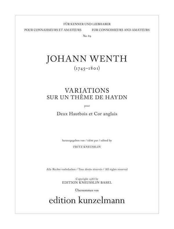 Variations sur un thème de Haydn