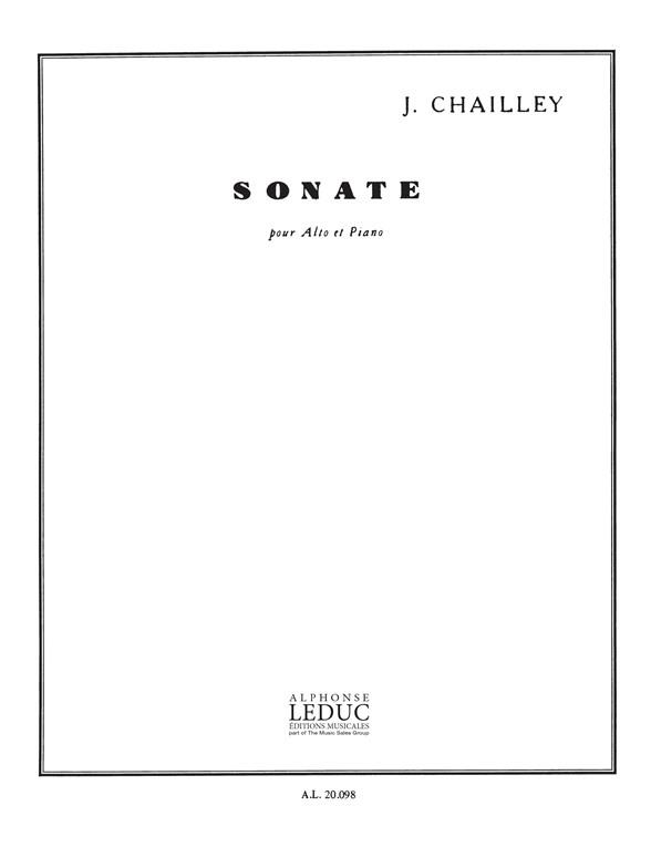 SONATE POUR ALTO ET PIANO