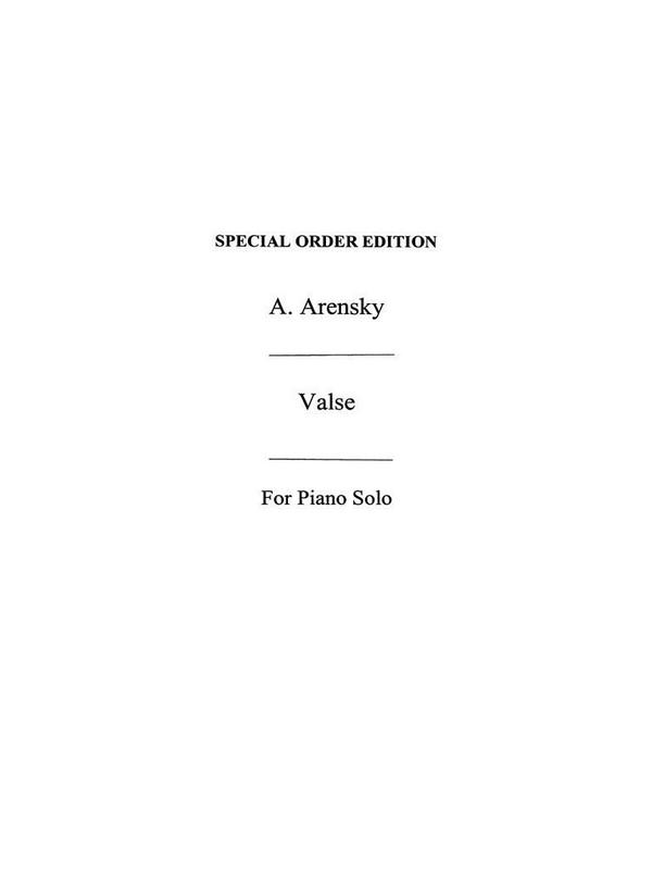 Valse from Suite op.15