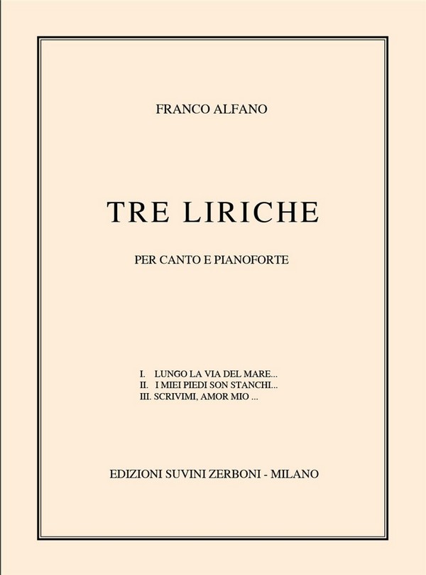 3 liriche