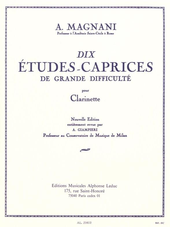 10 Etudes-Caprices de grande