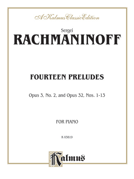 14 preludes op.3 no.2 and op.32