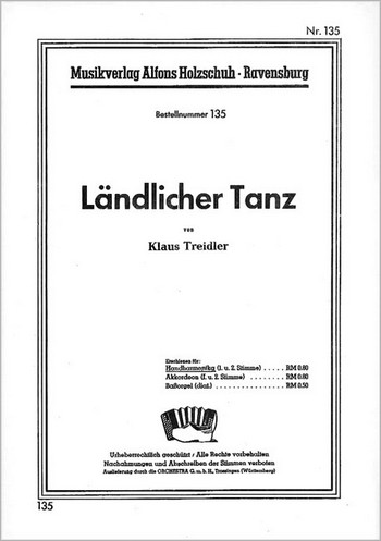 LAENDLICHER TANZ FUER DIAT. HAND-