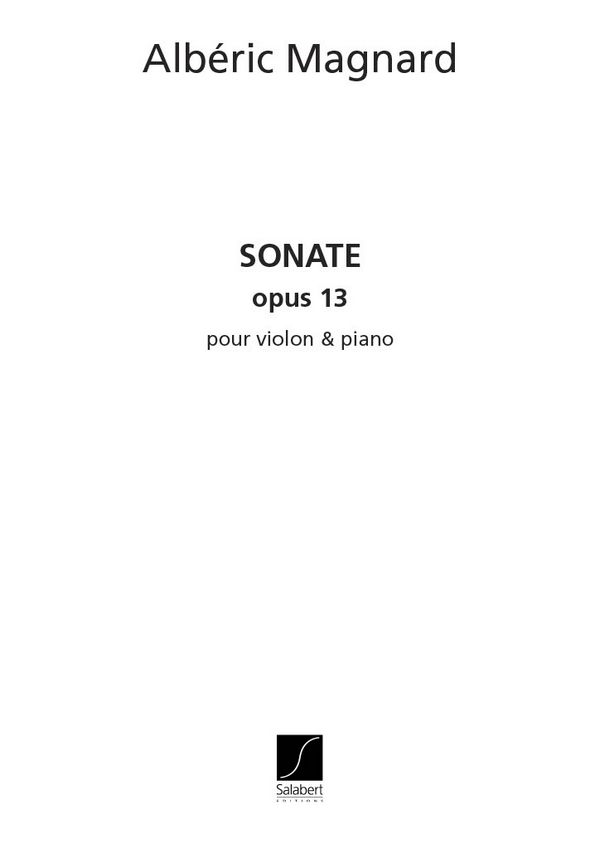 Sonate G-Dur op.13