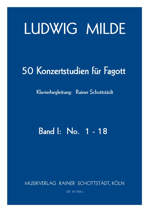 50 Konzertstudien Band 1 (Nr.1-18)
