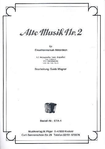 Alte Musik Band 2