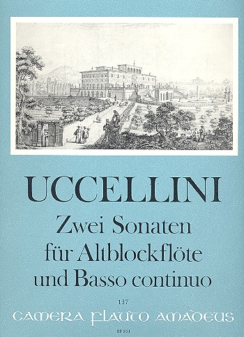 2 Sonaten für Altblockflöte und Bc