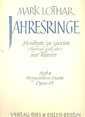 Jahresringe Band 2 Morgensternduette