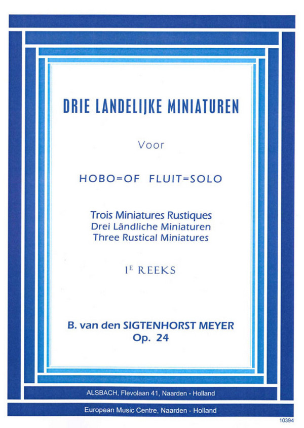 3 ländliche Miniaturen op.24