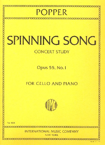 Spinning Song op.55,1 Concert study