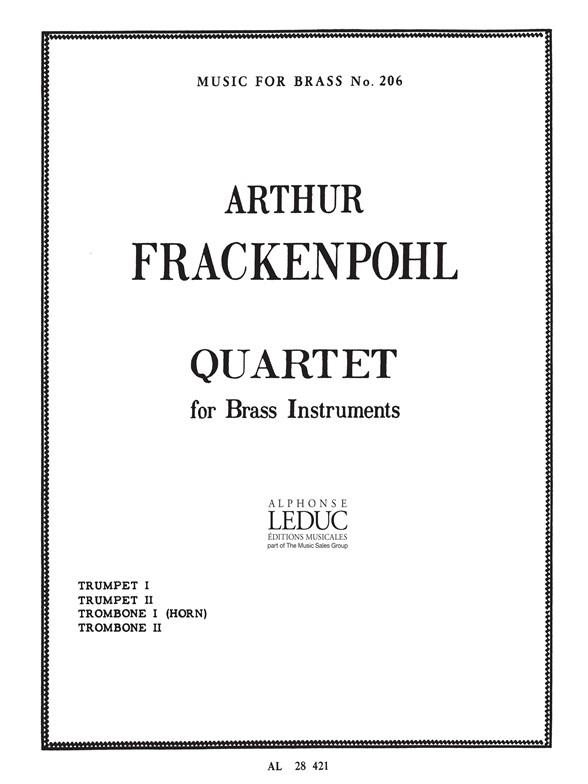 QUARTET FOR BRASS INSTRUMENTS
