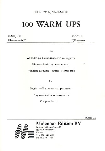 100 warm ups vol.8 for C bass