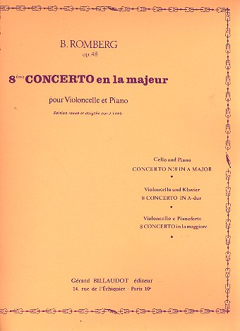 Concerto la majeur no.8 op.48