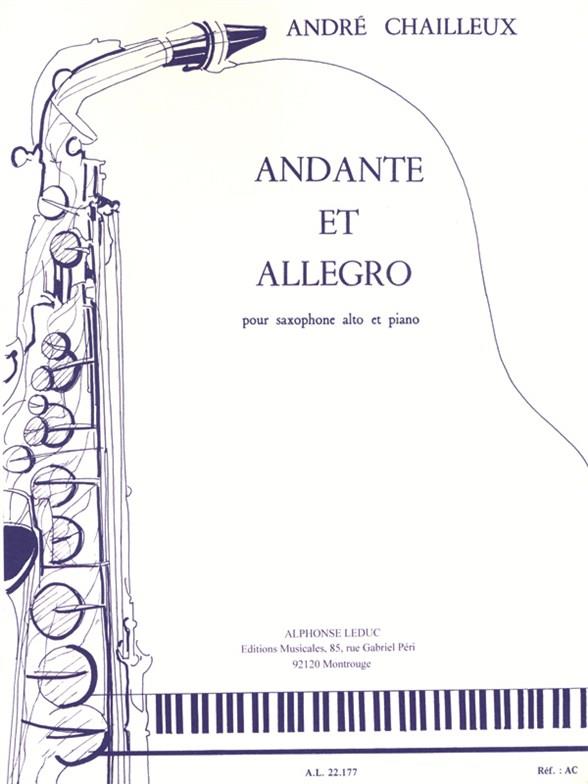 Andante et allegro pour saxophone