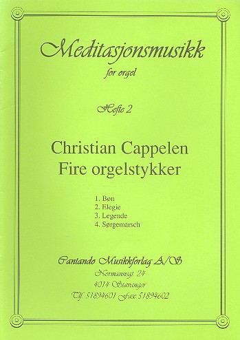 Meditationsmusik Band 2 für Orgel