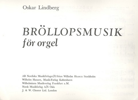 Broellopsmusik 