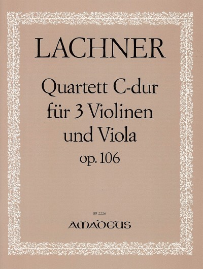 Quartett C-Dur op.106