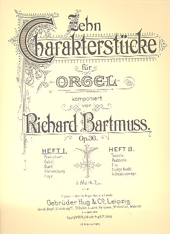 10 Charakterstücke op.36 Band 1 (Nr.1-5)