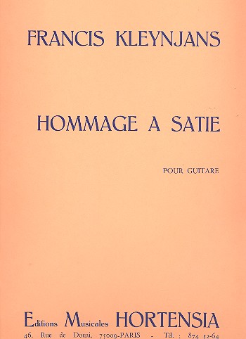 Hommage à Satie