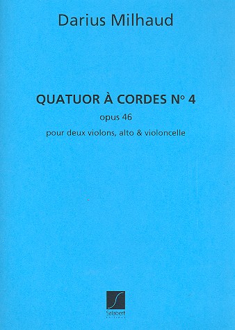 Quatuor à cordes no.4 op.46