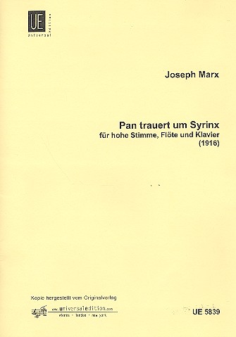 Pan trauert um Syrinx Mythologische