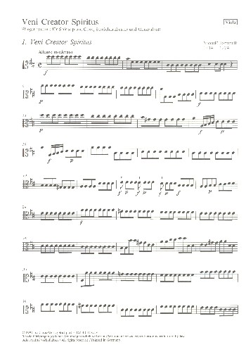Veni creator spiritus für Sopran