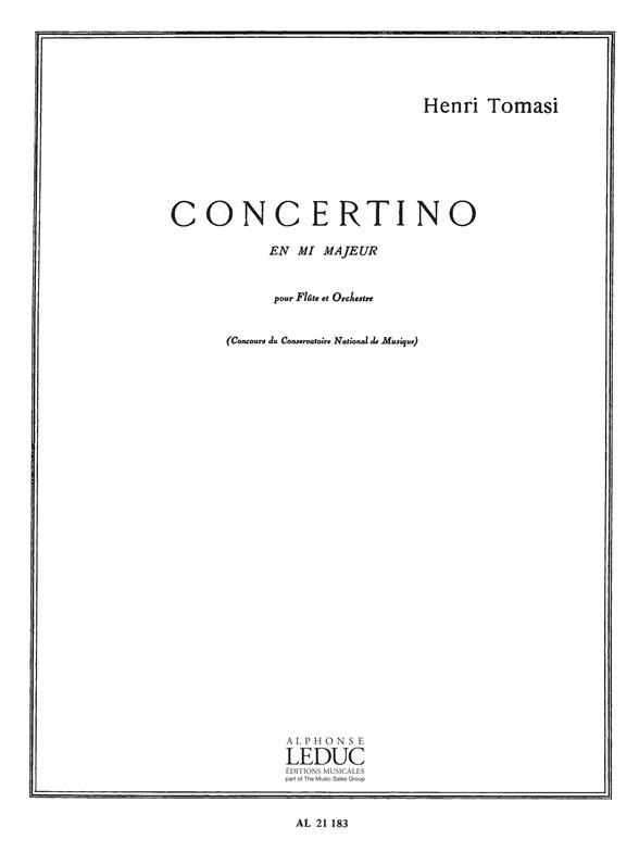 Concertino  en mi majeur pour flute et