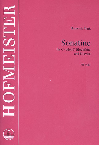 Sonatine für Sopranblockflöte