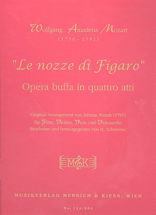 Le nozze di Figaro für Flöte