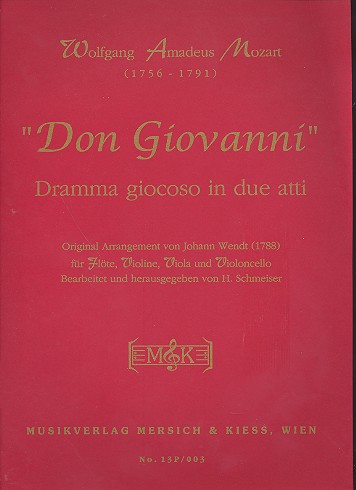Don Giovanni für Flöte, Violine, Viola