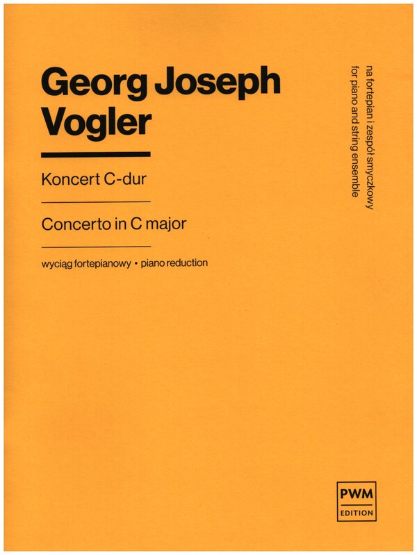 Konzert C-Dur für Klavier und Streicher
