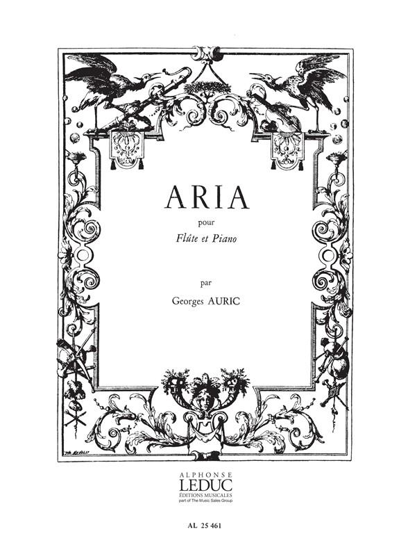 Aria pour flûte et piano