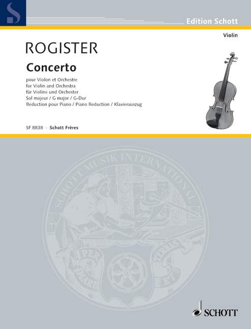 CONCERTO SOL MAJEUR POUR VIOLON