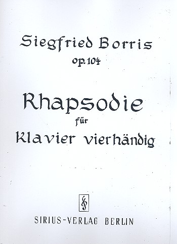 Rhapsodie op.104 für Klavier